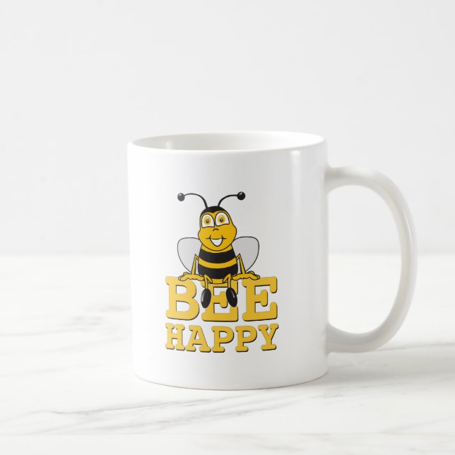 Glückliche Hummel-Biene Tasse (Rechts)