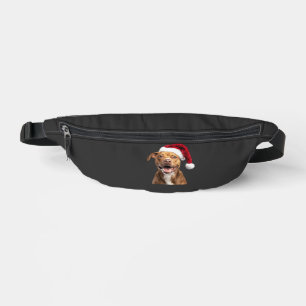 Glückliche Hunde an Weihnachten Lustige Hunde Clas Bauchtasche