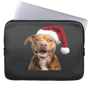 Glückliche Hunde an Weihnachten Lustige Hunde Clas Laptopschutzhülle
