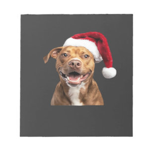 Glückliche Hunde an Weihnachten Lustige Hunde Clas Notizblock