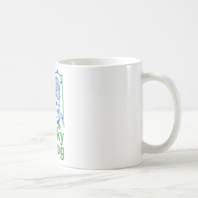Glückliche Hundeklassiker-Tasse Kaffeetasse (Rechts)