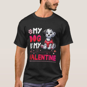 Glückliche Hundemutter Vater Mein Dalmatiner Hund T-Shirt