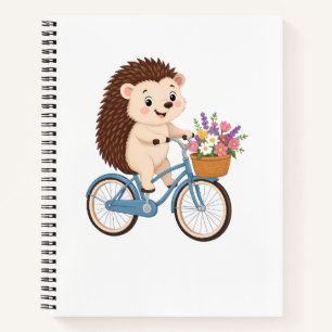 Glückliche Igel-Fahrt Notizbuch