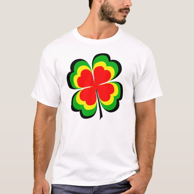Glückliche Iren Rasta T-Shirt (Vorderseite)