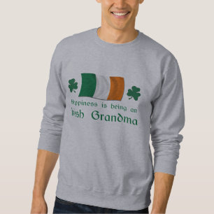 Glückliche irische Großmutter Sweatshirt