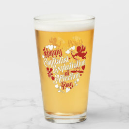 Glückliche kapitalistische Ausbeutung des Tages de Glas