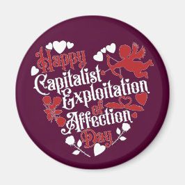 Glückliche kapitalistische Ausbeutung des Tages de Magnet