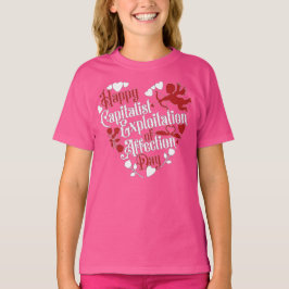 Glückliche kapitalistische Ausbeutung des Tages de T-Shirt