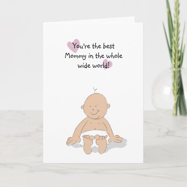 Glückliche Karte der Mutter Tages (Vorderseite)