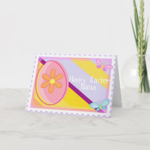 Glückliche Karte Ostern Nana
