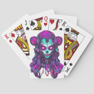 Glückliche Karten mit jugendlichem Text Spielkarten