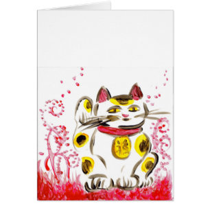 Glückliche Katze