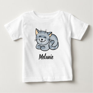 glückliche Katze Baby T-shirt