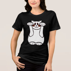 Glückliche Katze - Halt mich - Pick mich auf! Tri-Blend Shirt