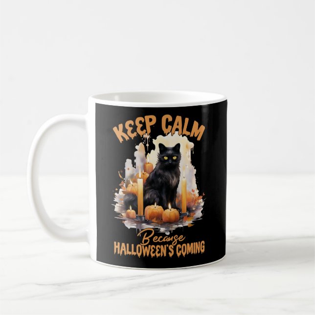 glückliche Katze Kaffeetasse (Links)