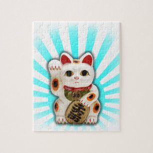 Glückliche Katze (Maneki-neko) Puzzle