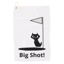 Glückliche Katze mit Big Shot