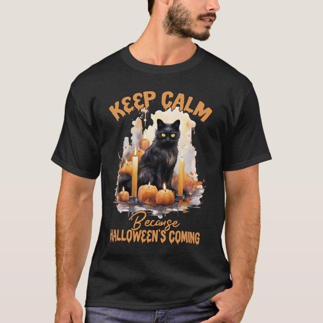 glückliche Katze T-Shirt (Vorderseite)