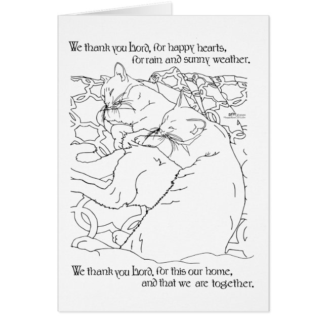 Glückliche Katzen (Vorne)