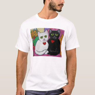 Glückliche Katzen T-Shirt