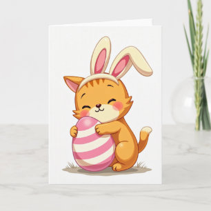 Glückliche Katzenfreund-Karte Karte