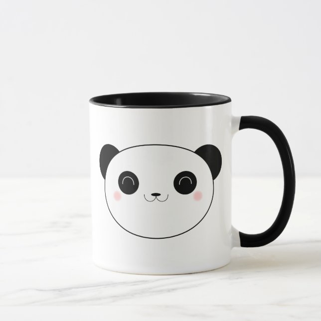 Glückliche Kawaii Panda-Bärn-Tasse Tasse (Rechts)