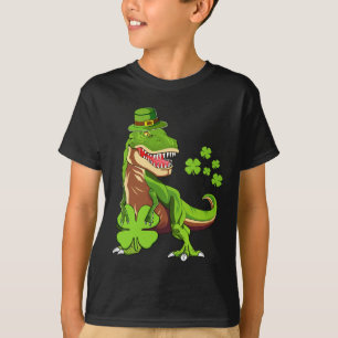 Glückliche Kinder St. Pat Trex Tag Dino St. Patric T-Shirt