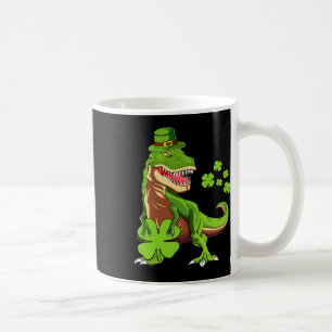 Glückliche Kinder St Pat Trex Tag Dino St Patricks Kaffeetasse