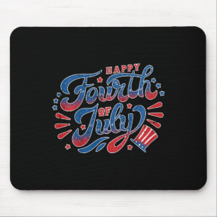 Glückliche Kinder Unabhängigkeitstag 4. Juli Kinde Mousepad