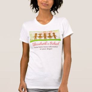 glückliche Kinderniedlicher T - Shirtentwurf T-Shirt