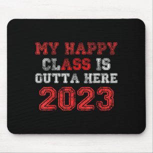Glückliche Klasse ist raus hier 2023 T-Shirt lusti Mousepad