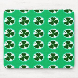 Glückliche Kleeblätter Mousepad