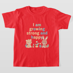 Glückliche kleine Lerner Positive Wachstumsbotscha T-Shirt