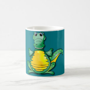 Glückliche Krokodilumarmung Tasse