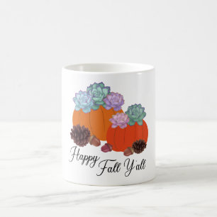 Glückliche Kürbis Kaffeetasse