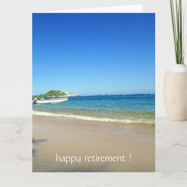 glückliche Küstenstelle Karte (Vorderseite)