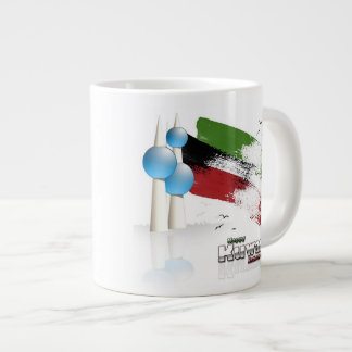 Glückliche Kuwait-Nationaltag-Schale Jumbo-Tasse
