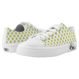 Glückliche lächelnde Gesichter Emoji niedrige Niedrig-geschnittene Sneaker