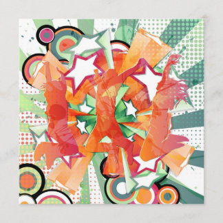 Glückliche Leute-Party Einladung