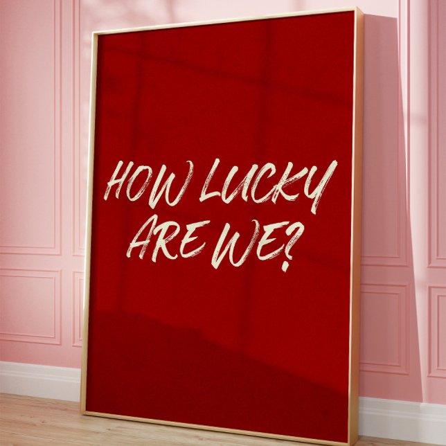 Glückliche Liebe Ästhetische Romantische Pinselsch Poster (Von Creator hochgeladen)