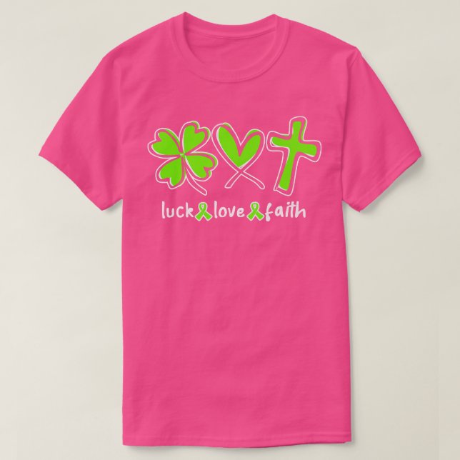 Glückliche Liebe Vertrauen psychische Gesundheit B T-Shirt (Design vorne)