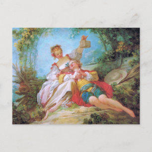 Glückliche Liebhaber Postkarte