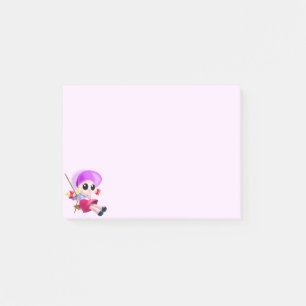 Glückliche Mädchen Post-it® Notizen