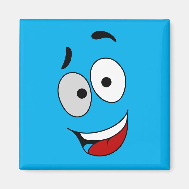 Glückliche Magnete - Kook Art - Behielt lächelnd u (Vorne)