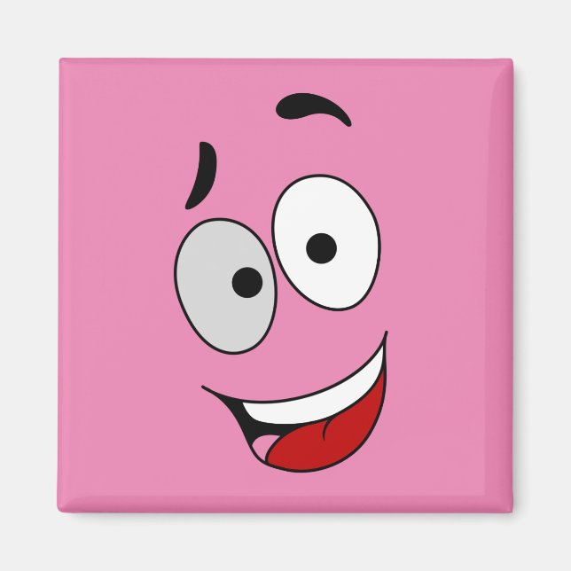 Glückliche Magnete - Kook Art - Behielt lächelnd u (Vorne)