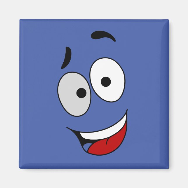 Glückliche Magnete - Kook Art - Behielt lächelnd u (Vorne)