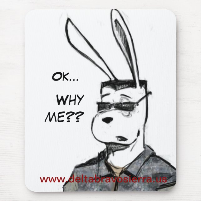 Glückliche Mausunterlage Mousepad (Vorne)