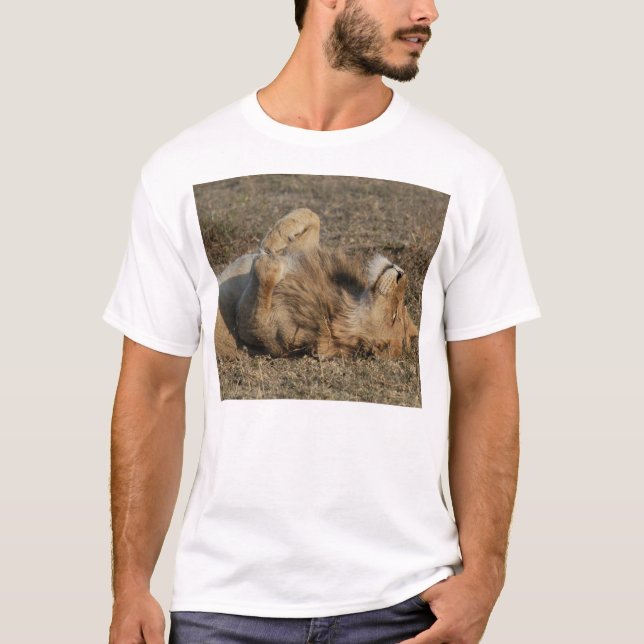 Glückliche Miezekatze T-Shirt (Vorderseite)