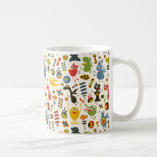 Glückliche Monster Tasse