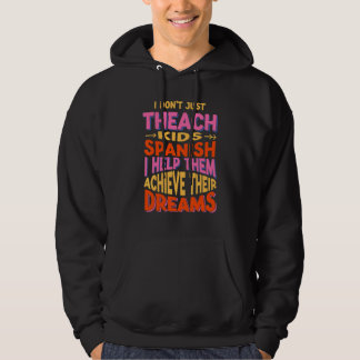 Glückliche Motivierende Zurück zur Schule von Span Hoodie